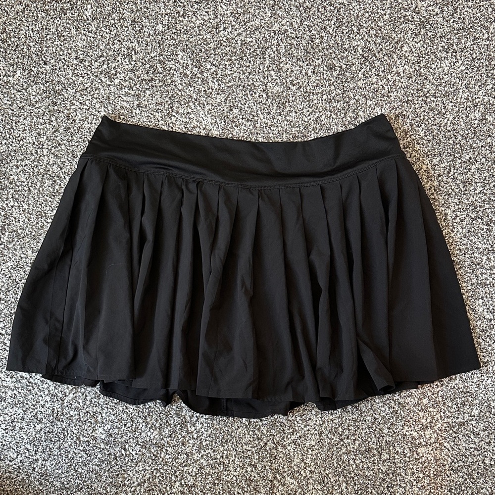 Black Athletic Women's Skirt